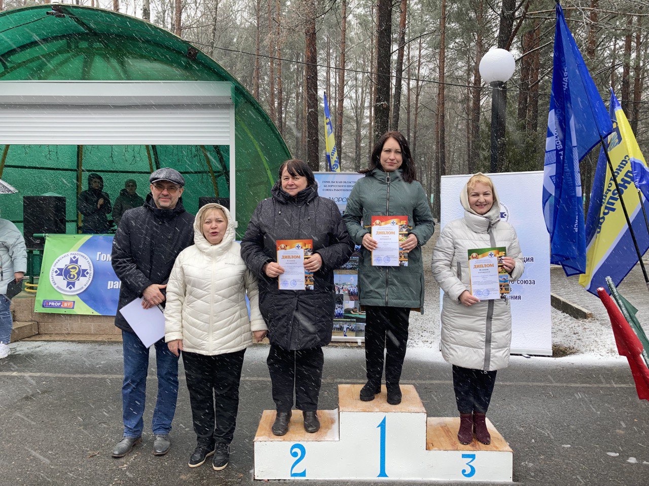 В профсоюзной спартакиаде среди руководителей медучреждений Гомельской  области проигравших не было